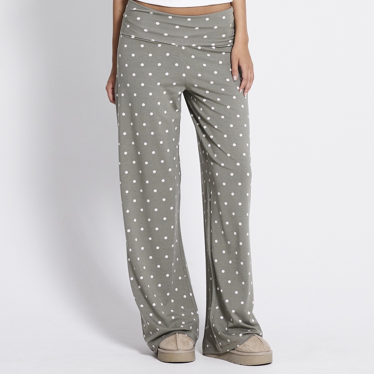 Foldable wide pants "Eleni Printed"